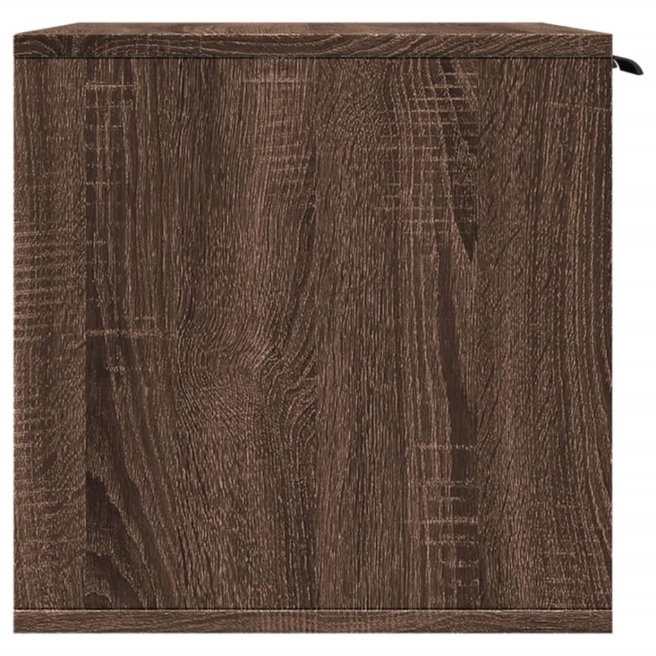 Mueble arenero para gatos madera ingeniería marrón 60x40x40