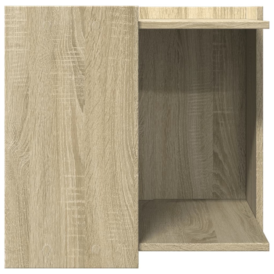 Mueble arenero para gatos madera roble Sonoma 53x53x51