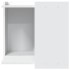 Mueble arenero para gatos madera ingeniería blanco 53x53x51