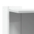 Mueble arenero para gatos madera ingeniería blanco 53x53x51