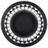 vidaXl Brasero de mosaico cerámica negro y blanco 68