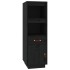 Aparador alto de madera maciza de pino negro 34x40x108,5