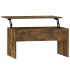 Mesa de centro madera ingeniería roble ahumado 80x50,5x41,5