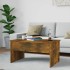 Mesa de centro madera ingeniería roble ahumado 80x50,5x41,5