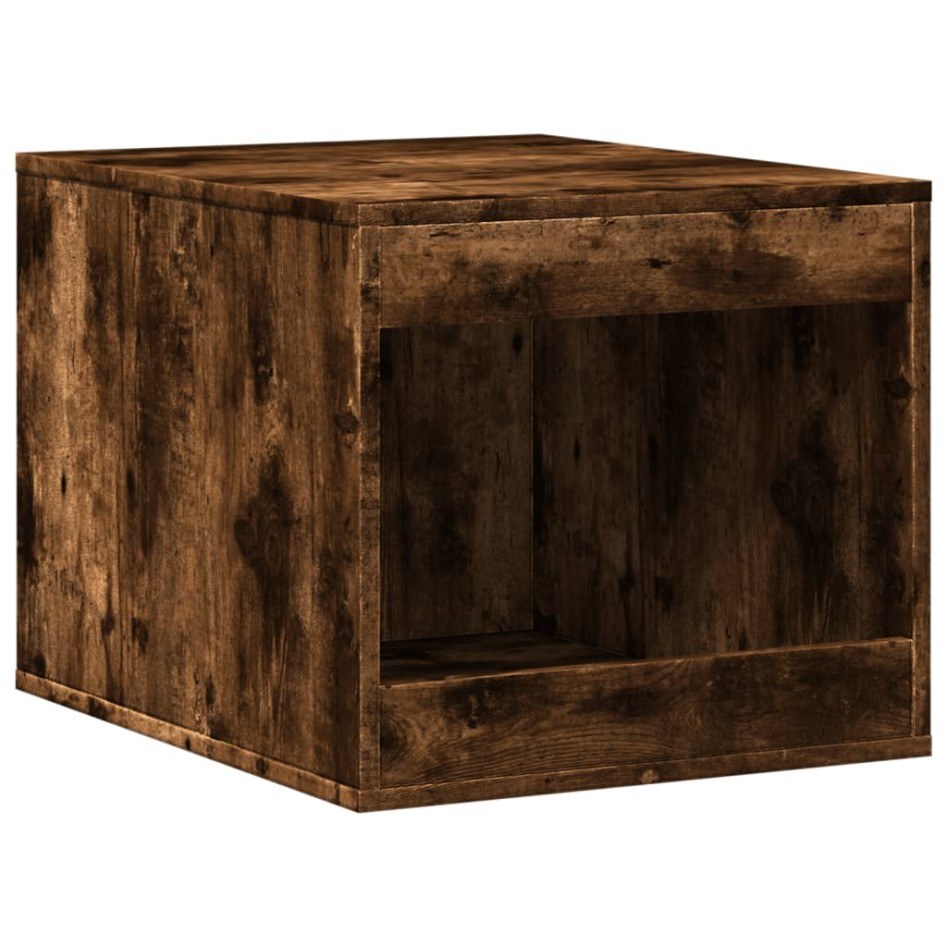 Mueble arenero para gatos madera roble ahumado 47x59x42