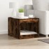 Mueble arenero para gatos madera roble ahumado 47x59x42