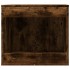 Mueble arenero para gatos madera roble ahumado 47x59x42