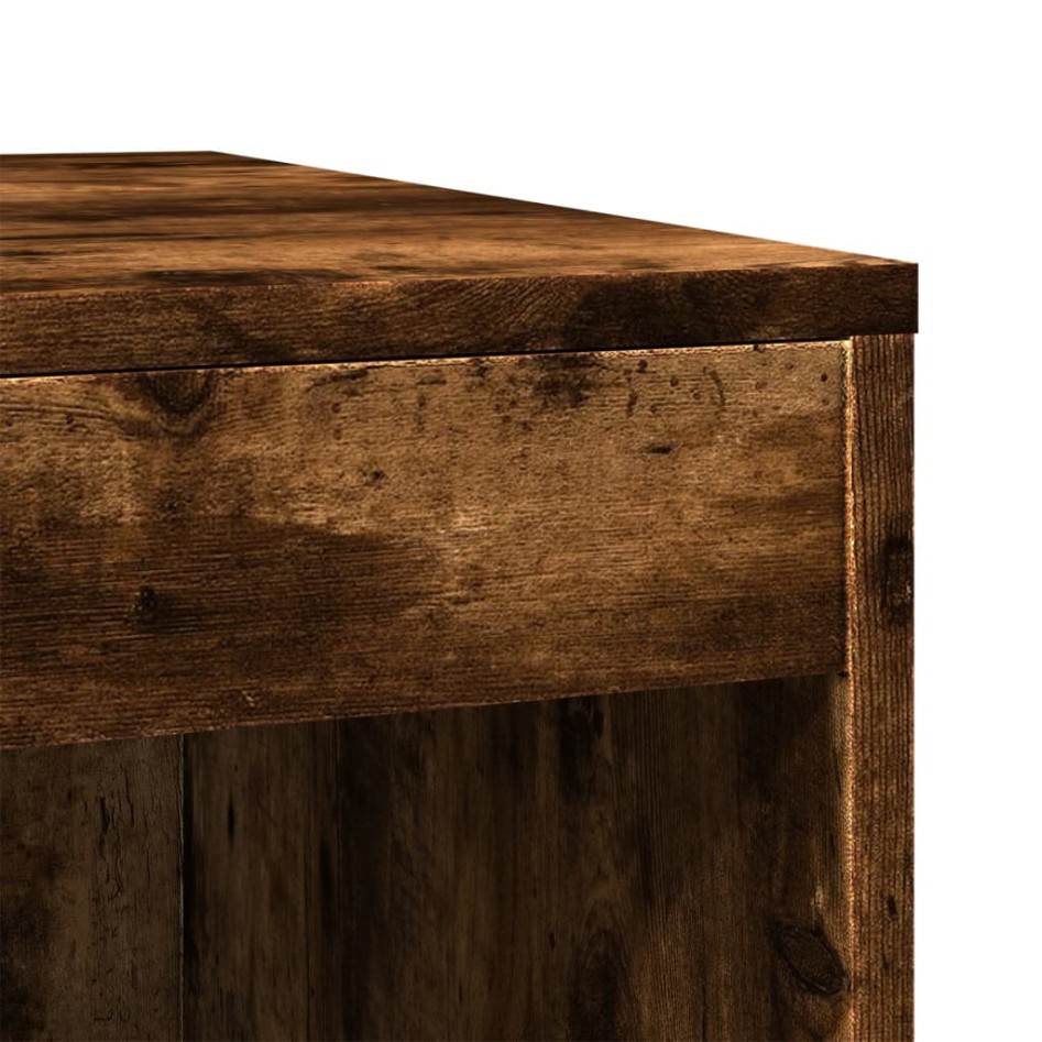 Mueble arenero para gatos madera roble ahumado 47x59x42