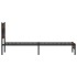 Estructura de cama sin colchón madera marrón roble 90x200