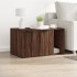 Mueble arenero para gatos madera ingeniería marrón 80x50x45