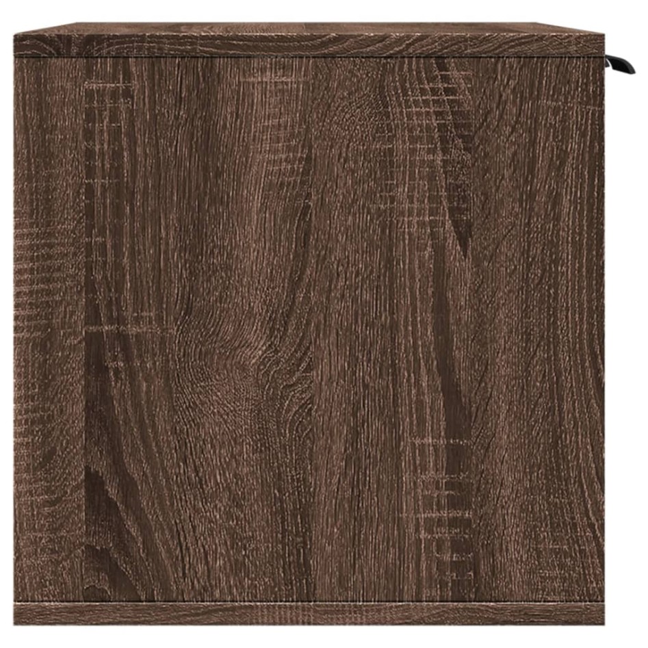 Mueble arenero para gatos madera ingeniería marrón 80x50x45