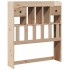 Cabecero de cama con almacenaje madera maciza de pino 100