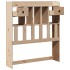 Cabecero de cama con almacenaje madera maciza de pino 100