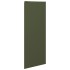 Jardineras triangulares 2 uds acero verde oliva 30x26x75
