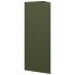 Jardineras triangulares 2 uds acero verde oliva 30x26x75