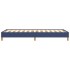 Estructura de cama sin colchón tela azul 100x200