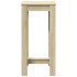 Mesa alta de bar madera ingeniería roble Sonoma 51x50x103,5