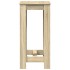 Mesa alta de bar madera ingeniería roble Sonoma 51x50x103,5