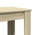 Mesa alta de bar madera ingeniería roble Sonoma 51x50x103,5
