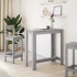 Mesa alta de bar madera ingeniería gris Sonoma 102x50x103,5