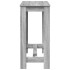 Mesa alta de bar madera ingeniería gris Sonoma 102x50x103,5