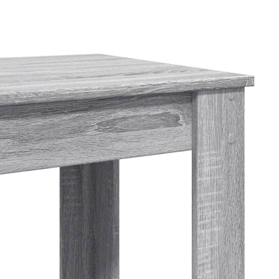 Mesa alta de bar madera ingeniería gris Sonoma 102x50x103,5