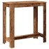 Mesa alta de bar madera ingeniería envejecida 102x50x103,5
