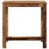 Mesa alta de bar madera ingeniería envejecida 102x50x103,5