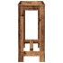 Mesa alta de bar madera ingeniería envejecida 102x50x103,5