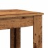 Mesa alta de bar madera ingeniería envejecida 102x50x103,5