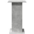 Mesa alta bar con almacenaje madera gris hormigón 60x60x102