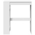 Mesa alta con estantes madera ingeniería 90x40x103,5