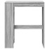 Mesa alta bar con estantes madera gris Sonoma 90x47,5x103,5