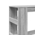 Mesa alta bar con estantes madera gris Sonoma 90x47,5x103,5