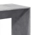 Mesa alta de bar madera ingeniería gris hormigón 51x50x103,5