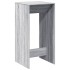 Mesa alta de bar madera ingeniería gris Sonoma 51x50x103,5