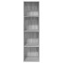 Estantería de madera de ingeniería gris Sonoma 40x30x152