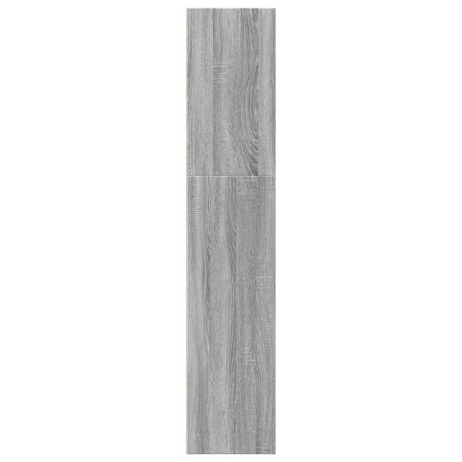 Estantería de madera de ingeniería gris Sonoma 40x30x152