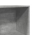Estantería de madera de ingeniería gris hormigón 40x30x189