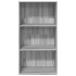 Estantería de madera de ingeniería gris Sonoma 60x30x114