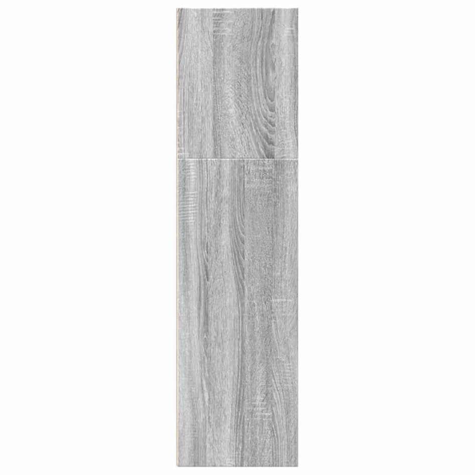Estantería de madera de ingeniería gris Sonoma 60x30x114