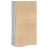 Estantería de madera de ingeniería gris Sonoma 60x30x114