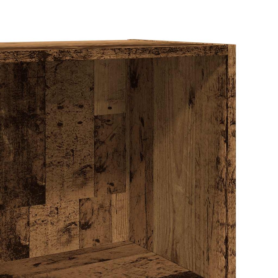 Estantería madera de ingeniería color envejecido 60x30x114