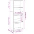Estantería de madera de ingeniería roble Sonoma 60x30x152
