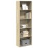 Estantería de madera de ingeniería roble Sonoma 60x30x189