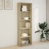 Estantería de madera de ingeniería roble Sonoma 60x30x189