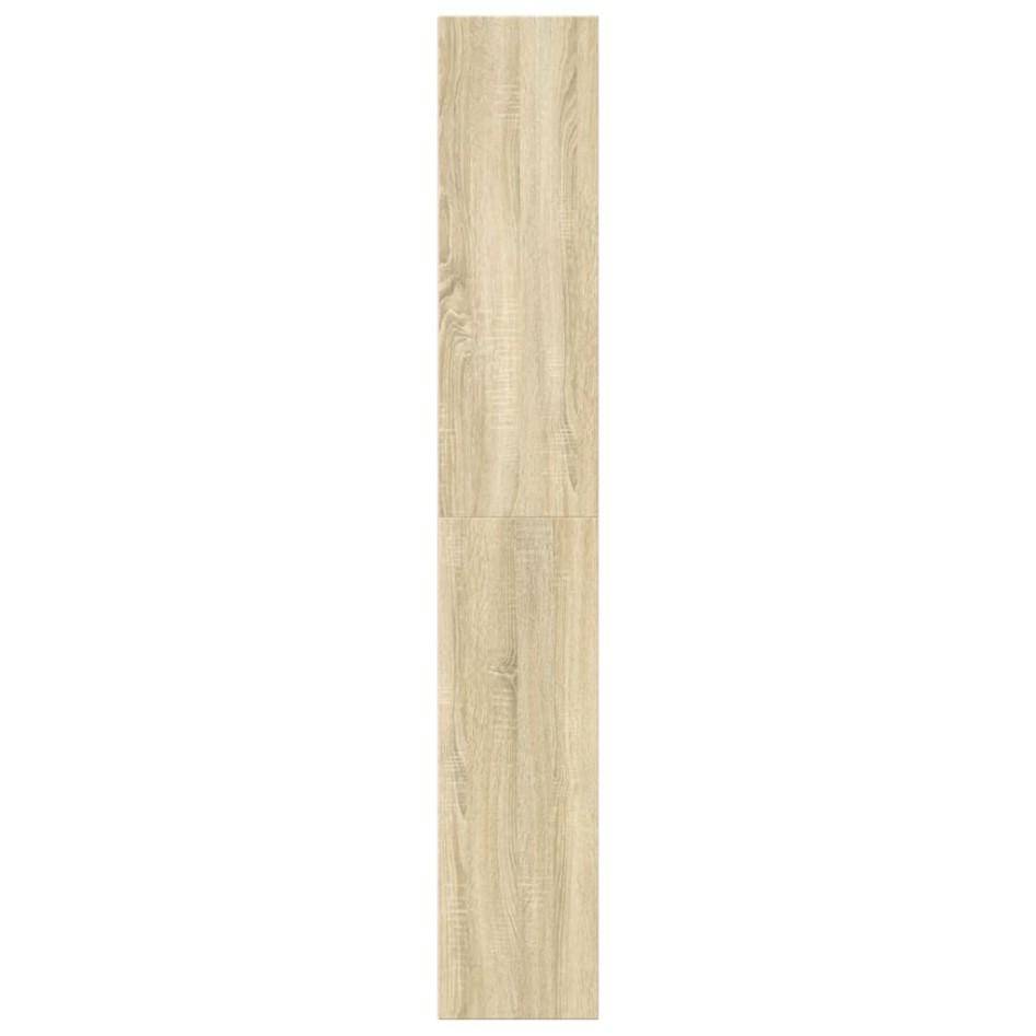 Estantería de madera de ingeniería roble Sonoma 60x30x189