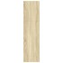Estantería de madera de ingeniería roble Sonoma 80x30x114