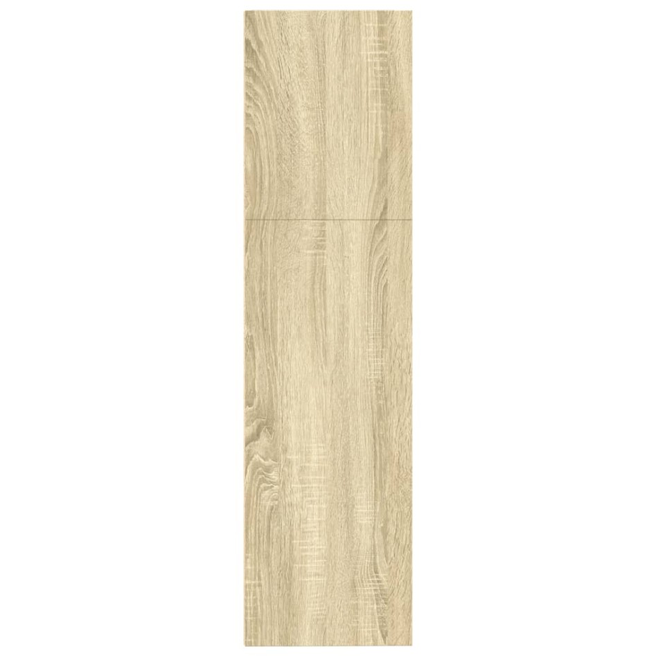 Estantería de madera de ingeniería roble Sonoma 80x30x114