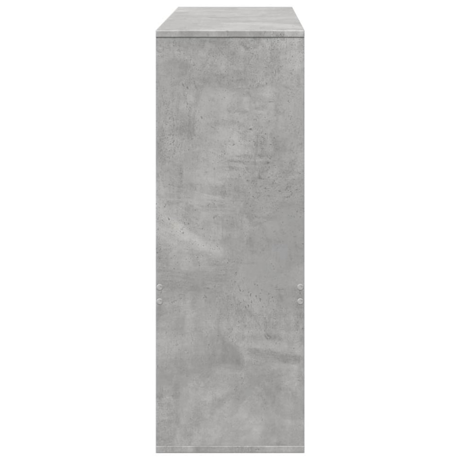 Estantería/divisor de espacios gris hormigón 100x33x94,5